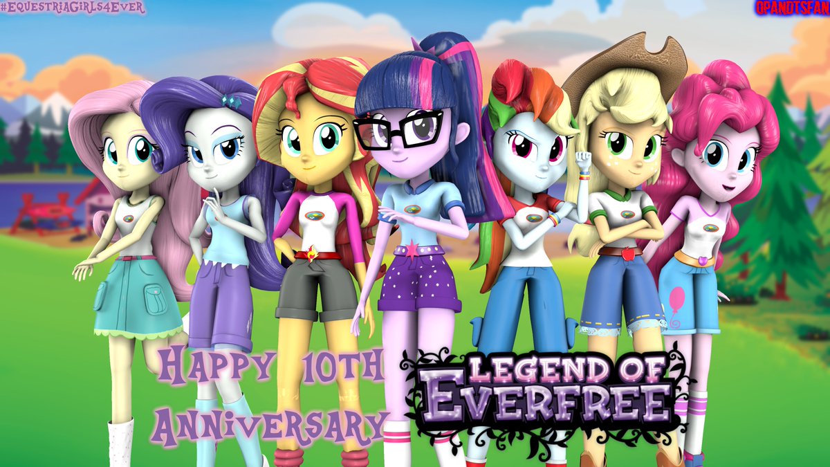OPAndTSFan's tweet photo. Happy 10th Anniversary My Little Pony Equestria Girls: Legend of Everfree 🏕️✨
#EquestriaGirls4Ever #EquestriaGirls #LegendofEverfree #MLPEG #MLP #MyLittlePony #SFM #SoureFilmmaker https://t.co/qUqtBsfhrq