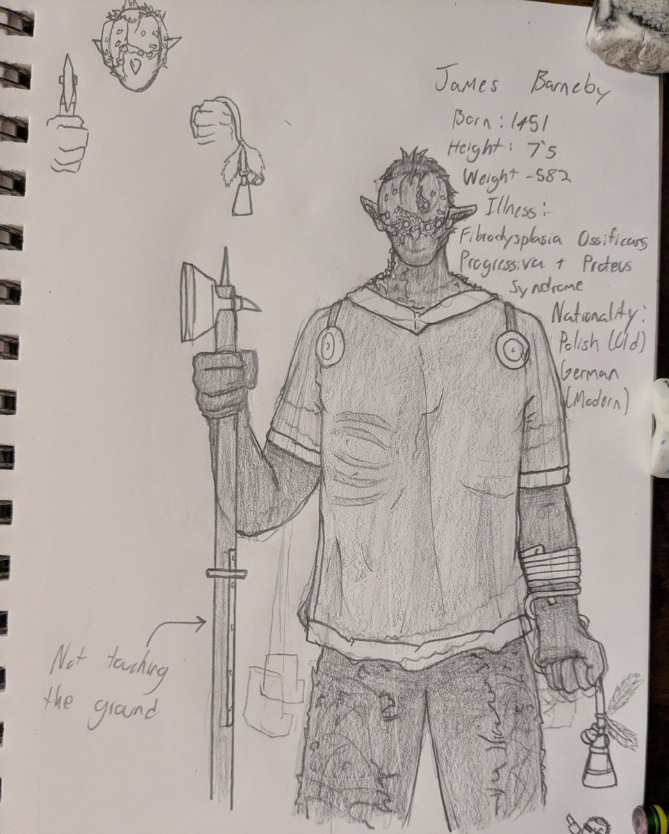 Sloth130160's tweet photo. Hardest part of making a deformed character is remembering what shape their lumpy head is. Why do you look like that. Stupid. https://t.co/cInlTrvc8Q
