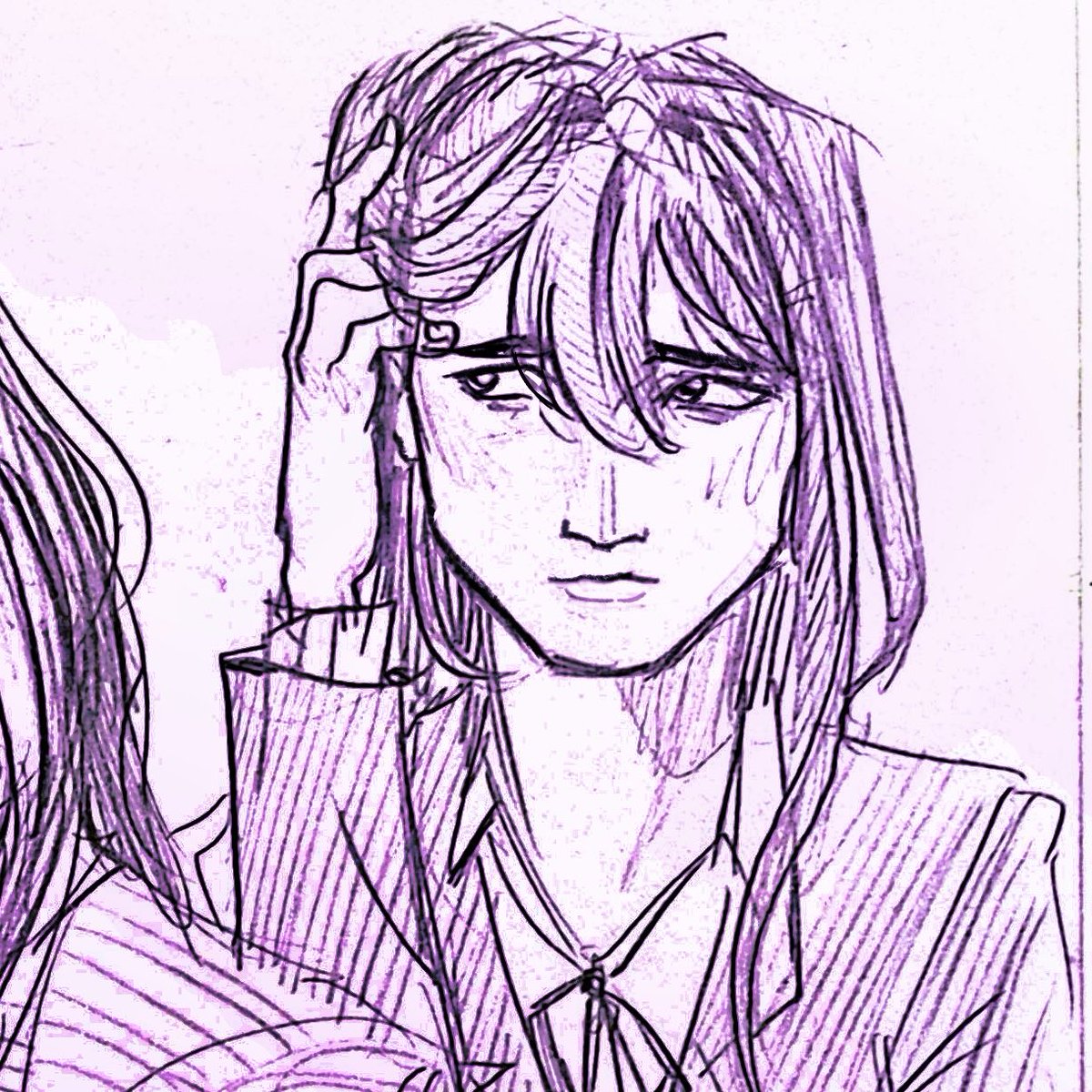 moobbloom's tweet photo. Yuri #ddlc https://t.co/67MP2uqLwf