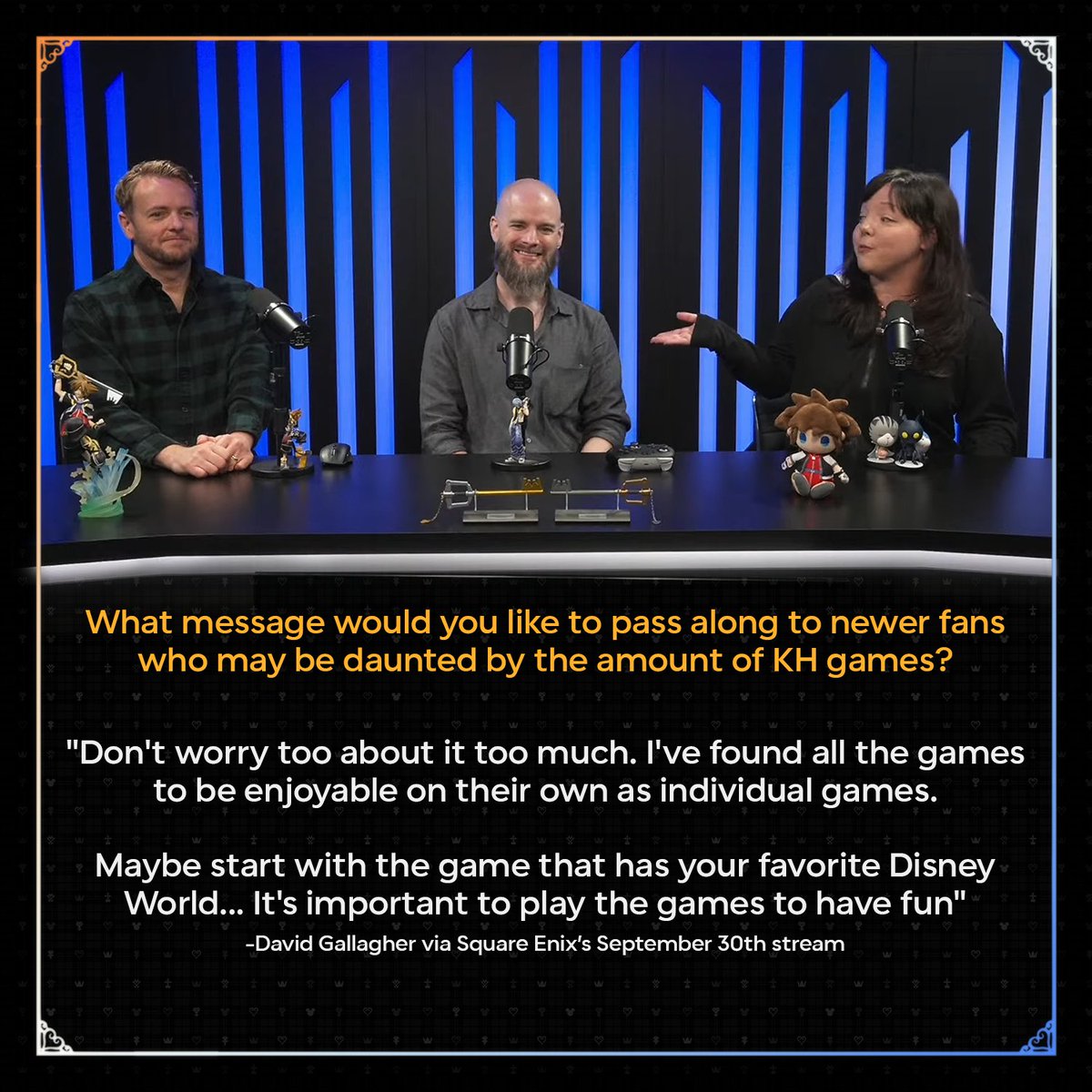 KHMLTomorrow's tweet photo. 🌟Riku’s Voice Actor “Graven” gives a message to future Kingdom Hearts fans looking to get into the series https://t.co/X1y0d6KFwR