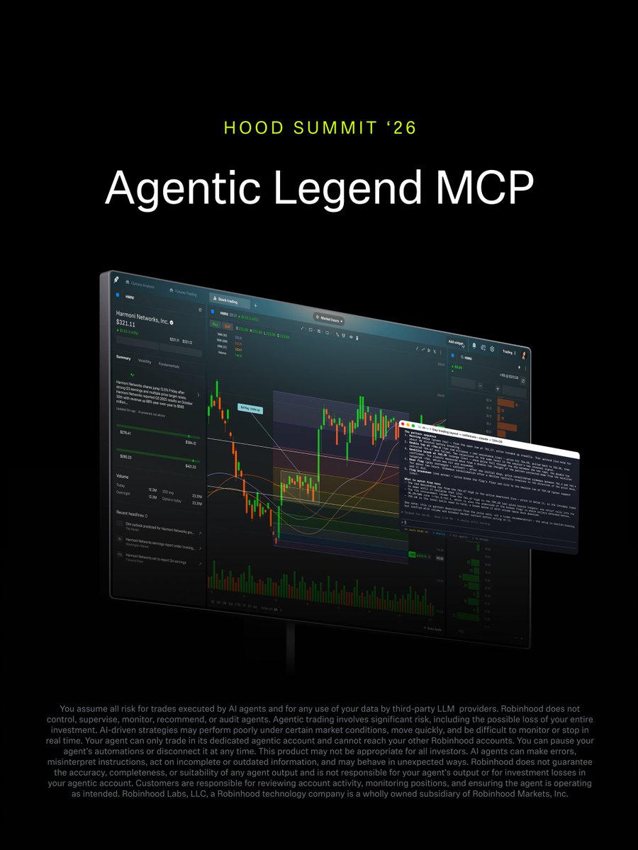 RobinhoodApp's tweet photo. This October, your agent comes to Robinhood Legend, ready to break down your charts, catch patterns, and scan for stocks that match your criteria.

Workspace customization and drawing tools are coming soon. https://t.co/rW85ynNUlH