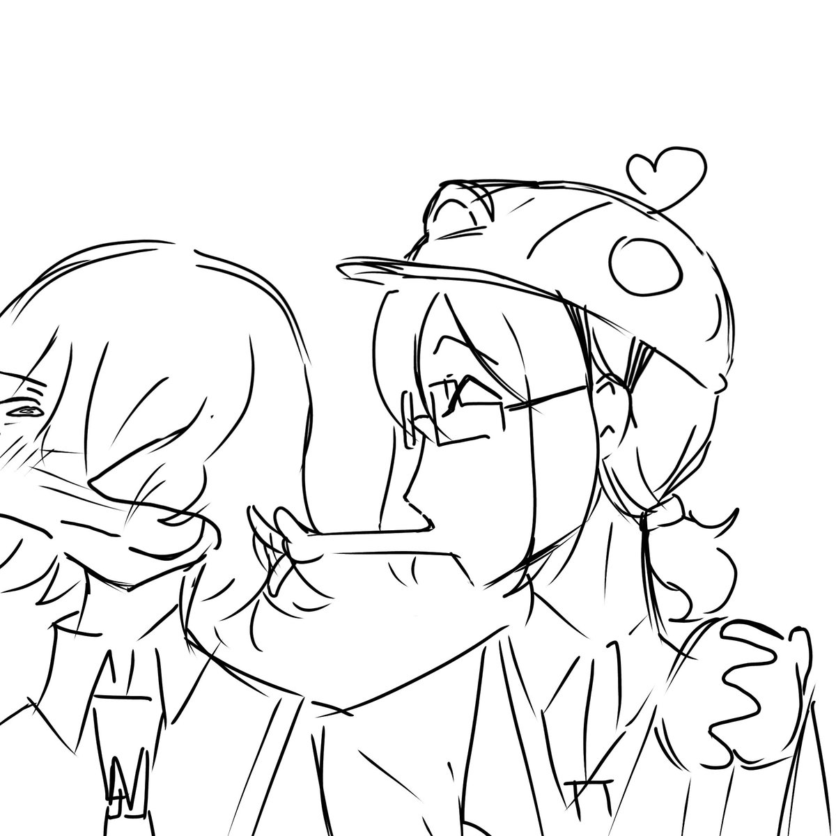 Ari_su813's tweet photo. "Please, Heki~ just a little kiss, I know you like it~"

#カロガド #真宵ヘキ https://t.co/7boBbkeJ3x