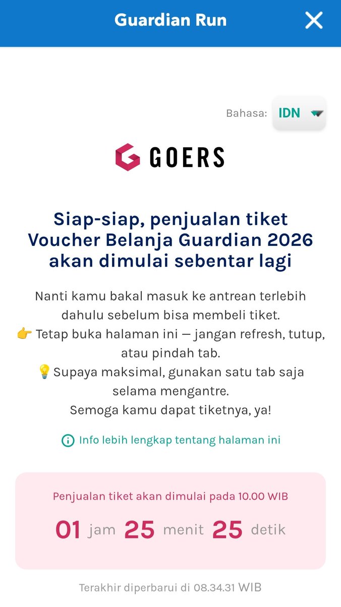 intanfirdi's tweet photo. Deg-degan kira2 bakal dapet gak ya Guardian run tahun ini. Bismillah dulu 😭 https://t.co/SrK9NLBdlk