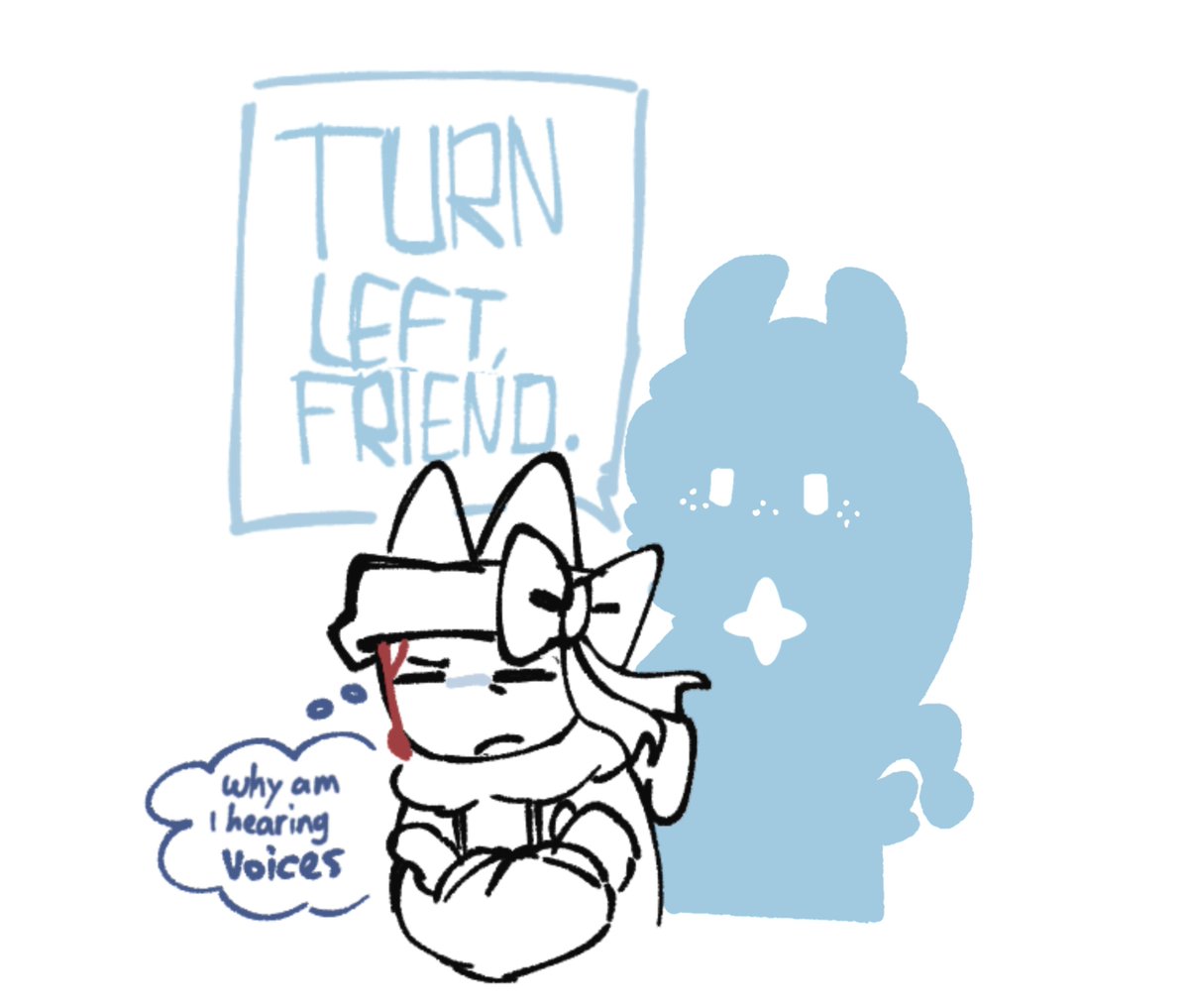 bluulightz's tweet photo. whatever you do at mt. azurewrath, don't turn left https://t.co/uL7enAZ6RU