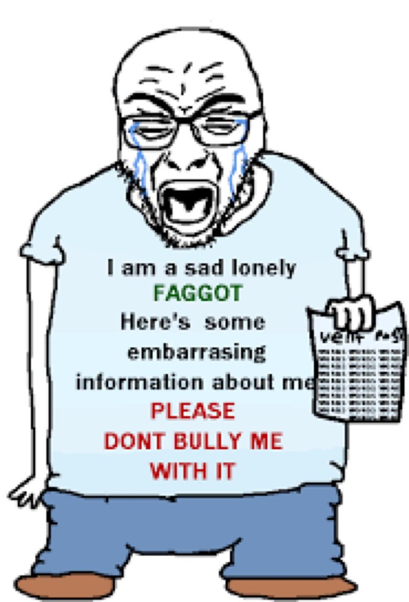 PIGRICKY's tweet photo. @Roo_VT I may as well know since you're dumping your faggot (made up) backstory on me lol https://t.co/Wh3ca3GHZG