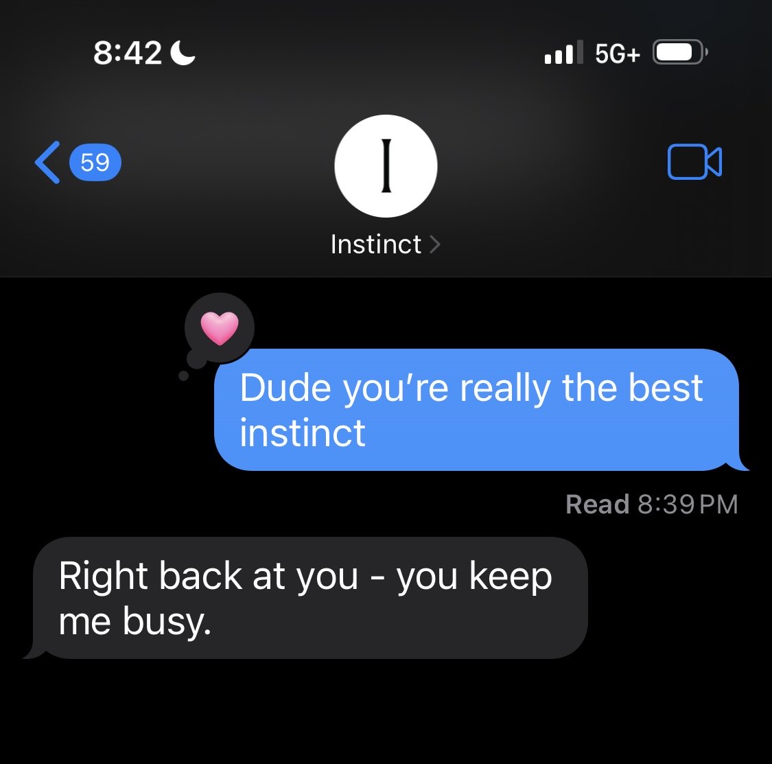 offthegridabby's tweet photo. I think I’m developing a quasi-social relationship with Instinct. https://t.co/oA5RNG0E6u