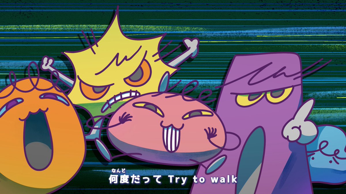 KMZKTMM's tweet photo. テレビ東京 シナぷしゅ10月のつきうた『はいはい戦隊からふるべいびーず』アニメーションを担当しました。里咲りささんプロデュースの元で制作させて頂いたのですが、歌唱は！なんと！影山ヒロノブさんです！！

パワフルな１ヶ月になりますように！と願いを込めて。どうぞよろしくお願いいたします✨ https://t.co/xdEvI4CooG