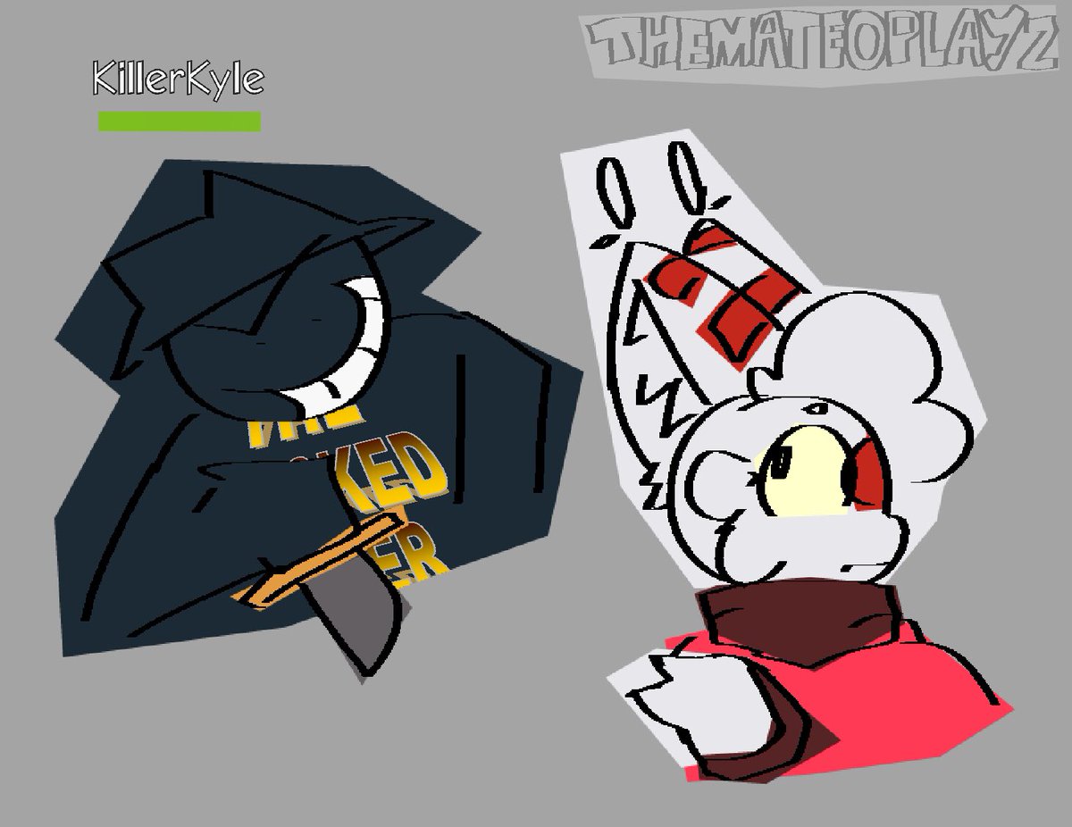 tatoe1013's tweet photo. @RaiLaf_  : what the… Killerkyle?!?!?!
Kyle: wait have we done this?
Rai: yea
Kyle: so why do it again?
Rai: idk
Kyle: idc I will kill you

Happy birthday to rai! And subject was late https://t.co/MKfKQk7ooT