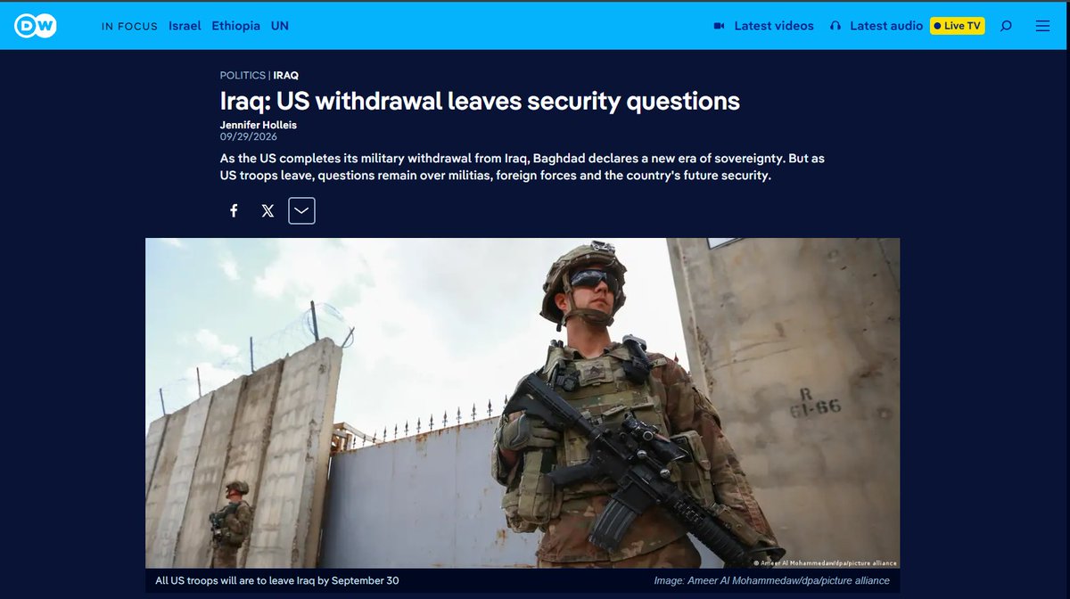 MyPersonalSETI's tweet photo. @abcnews @SkyNewsAust @7NewsMelbourne @10NewsAu
@SBSNews @9NewsAUS @GuardianAus So as #USTroops Cuts n Runs #OperationInherentResolve Leaving Iraq, Syria & Kurdish Territories to #AnotherIranWarFront we add #OperationEnduringFreedom Afghanistan to Lethal #USEpicOverPromising https://t.co/KP5dFMdp3d