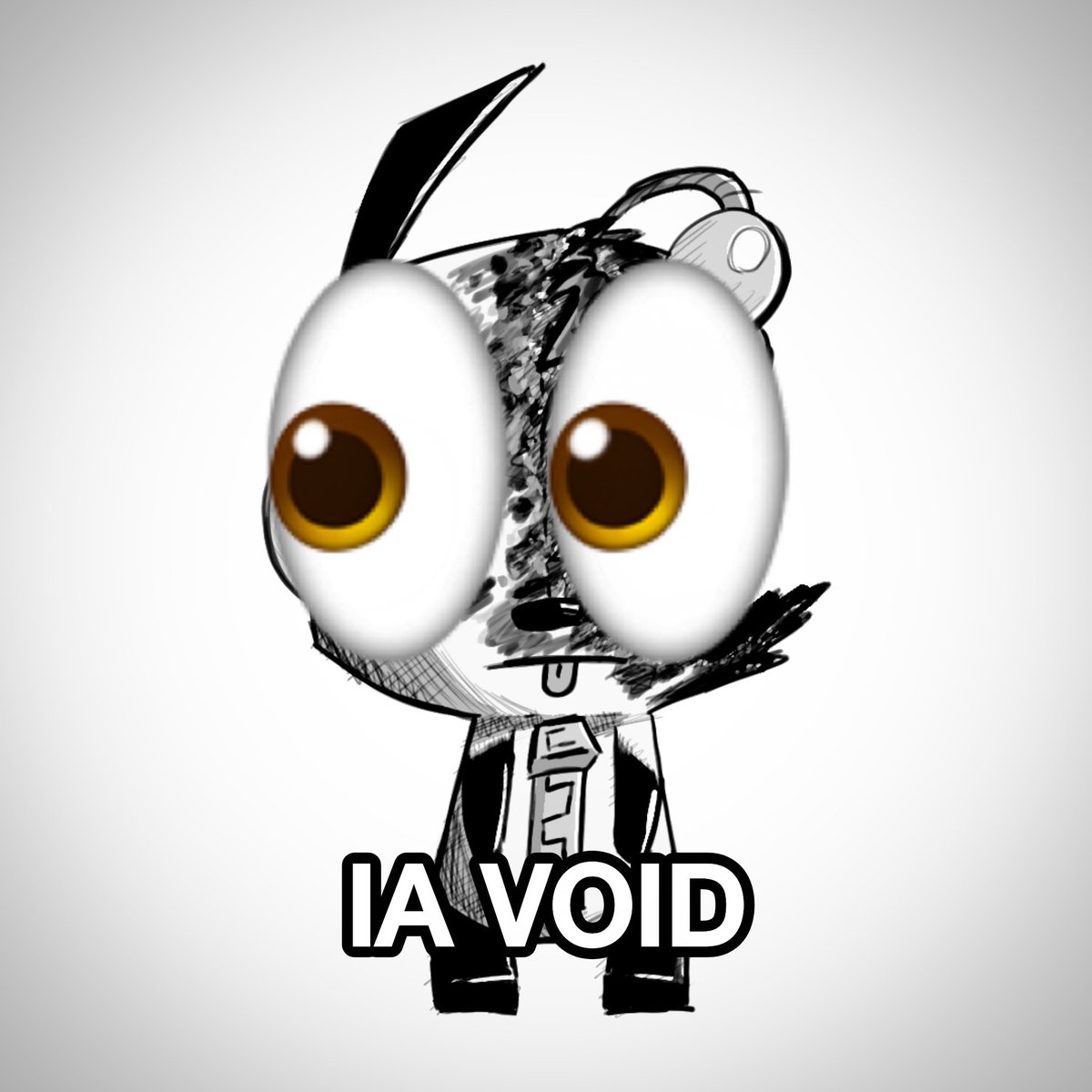 Mistabowsy's tweet photo. GIR cuando ZIM le comanda que pateé a Dib en las bolas:

#Meme #InvaderZim https://t.co/t97nfI13ss