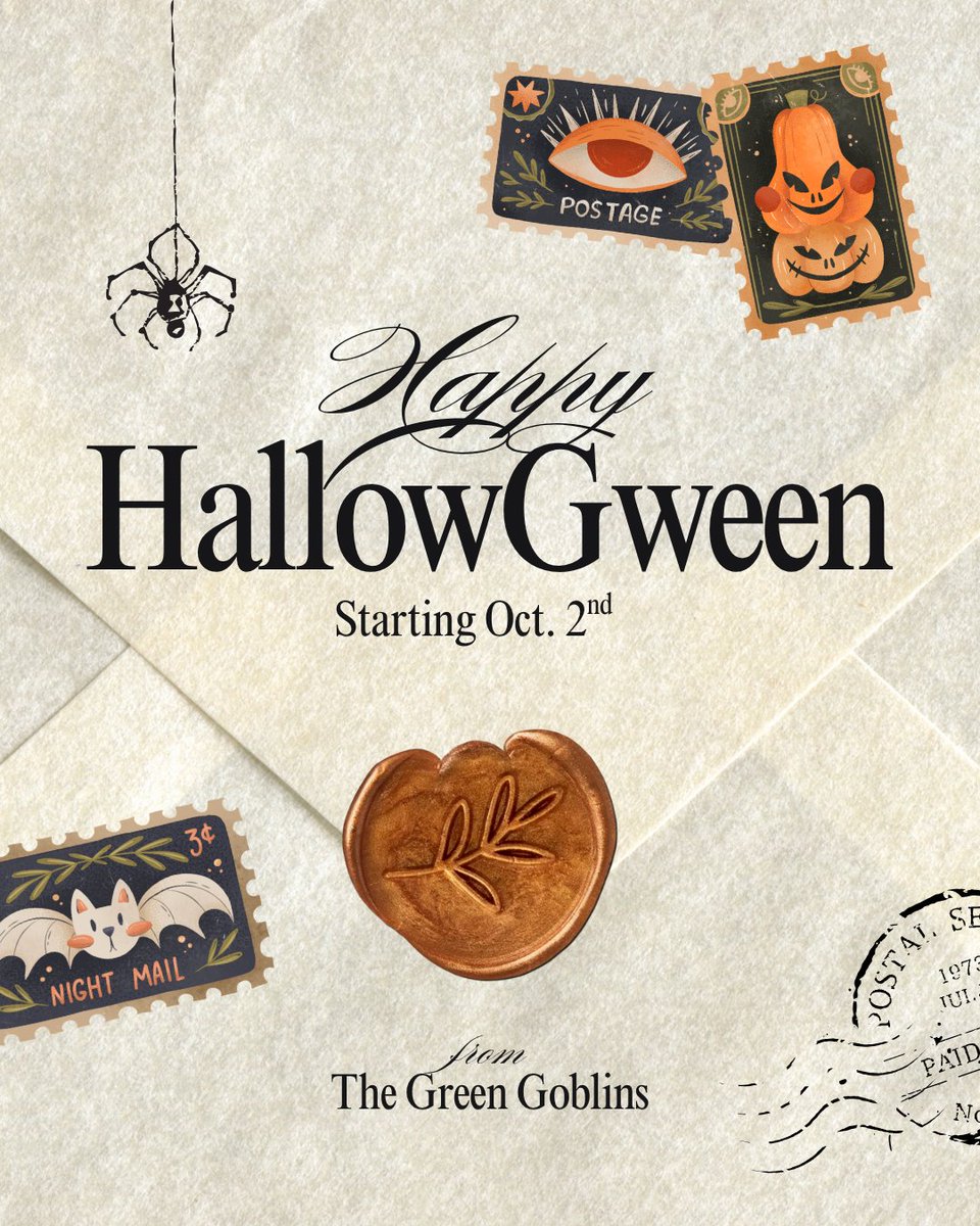 thatguybgreen's tweet photo. Goblins!!! #HallowGween is HERE!!!🎃

And we are celebrating for the ENTIRE month of October!!! We have a bunch of tricks and treats up our sleeves featuring scary games, spooky collabs, and the debut of Nightmare Before Gweenmas!!!

Make sure you tap in on Oct 2 to join in on the festivities! You DON’T want to miss this! Life’s no fun without a good scare! 😈