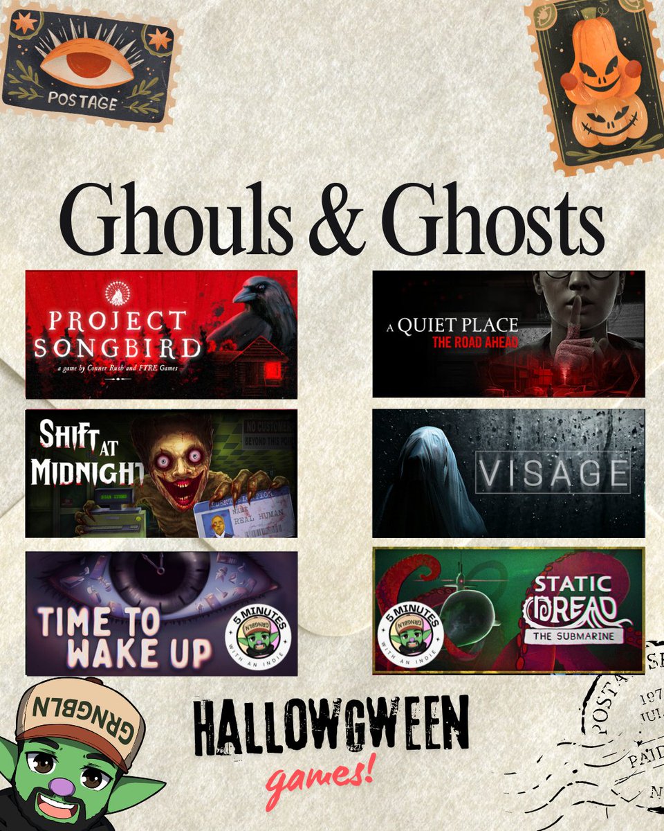 thatguybgreen's tweet photo. Goblins!!! #HallowGween is HERE!!!🎃

And we are celebrating for the ENTIRE month of October!!! We have a bunch of tricks and treats up our sleeves featuring scary games, spooky collabs, and the debut of Nightmare Before Gweenmas!!!

Make sure you tap in on Oct 2 to join in on the festivities! You DON’T want to miss this! Life’s no fun without a good scare! 😈
