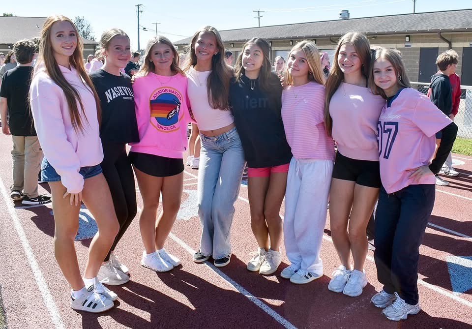 MarsAreaSD's tweet photo. 💙💛🍁🎉 School spirit was in full swing at #marsarea Middle School’s Fall School Spirit Assembly, held on Friday, September 25 at the MAC. The 2026-2027 Student Council was introduced, and students competed in a variety of fun games and activities. #marsproud https://t.co/nBVRL1yvhB