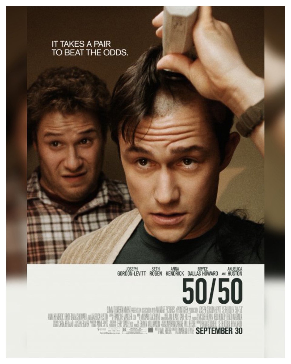 WreckLeaguePod's tweet photo. 15 Years #5050 Starring: #JosephGordonLevitt #SethRogen #AnnaKendrick #BryceDallasHoward #AnjelicaHuston #SergeHoude #AndrewAirlie #MattFrewer #PhilipBakerHall #JessicaParkerKennedy Directed By: #JonathanLevine

#WreckLeaguePodcast https://t.co/uy5t4cSL5n