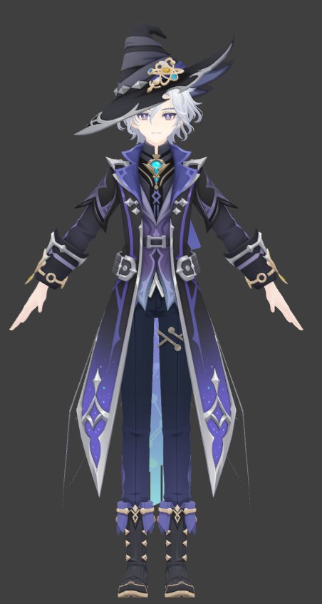 Muhklord20's tweet photo. Didn't draw, took some meds and brain said, "Witch outfit #Mitya" #GenshinImpactㅤ https://t.co/ENPlHtnweU