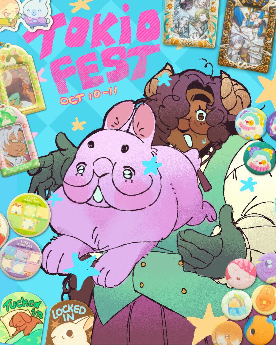 wysteribun's tweet photo. 💜rts appreciated!

heyy my first local event!! Here's my catalogue for Tokiofest, happening next week :D

✳️Chillax Sudirman, OCT 10-11
✳️Originals, OCs, Witch Hat Atelier
✳️OTS only at table B18

#tokiofest https://t.co/XsA1fYnrqp