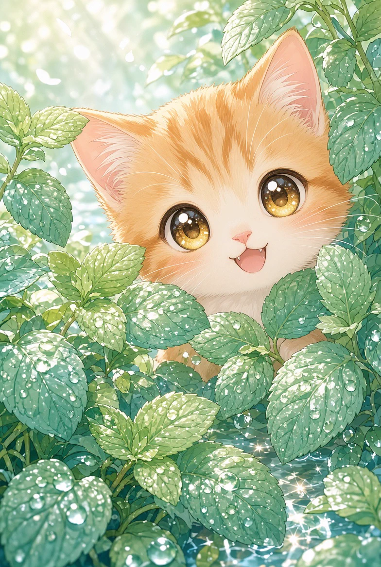 キラキラ⭐️　　ひょっこり猫② AIART 猫吉 on X: 