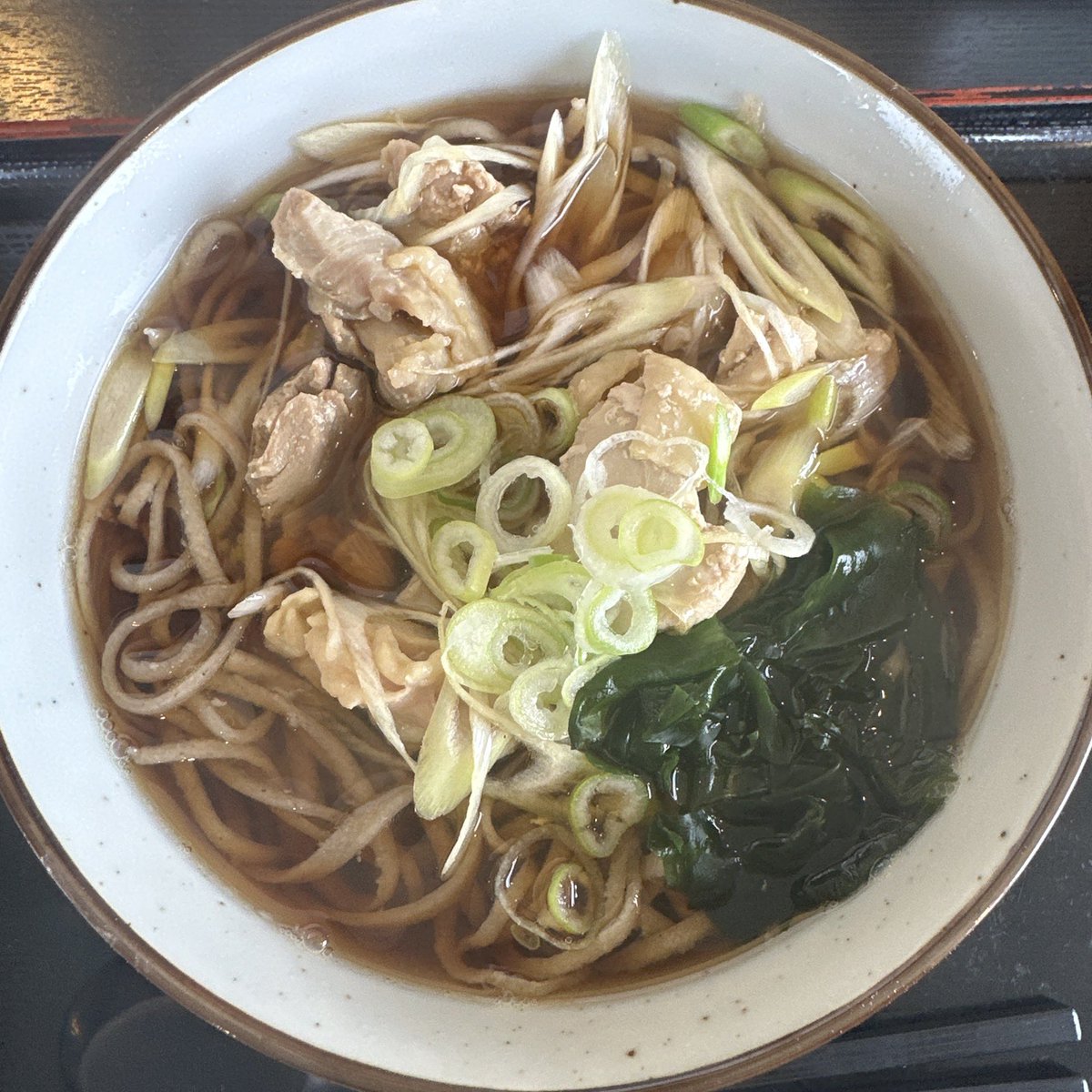 NoodleLoverKD's tweet photo. そば三昧 前橋店にて鶏南そば。前日あまり美味しいものを食べられなかったので今日は安定の美味しさのこちらのお店のこのメニューを。やはりお気に入りの店は美味しい。今日は少しそばが太かったような気がしました。
#そば三昧前橋店
#そば
#群馬そば
#群馬麺食い
#麺食い https://t.co/kd8a2nrb0X