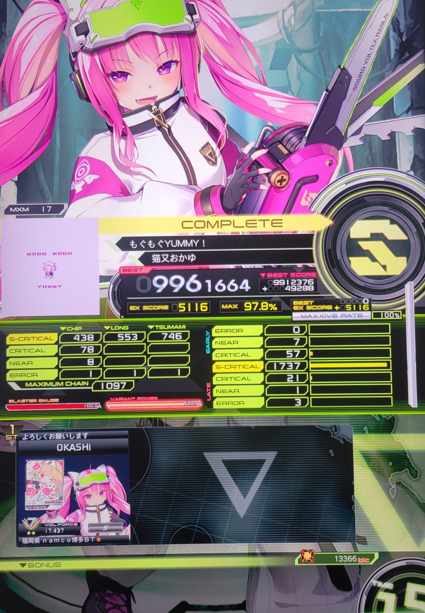 rita_kagamine's tweet photo. #10月になったので音ゲーマーフォロー祭
ボルテハマり中👊切磋琢磨できる仲間いませんかー！！！
もし気になる方いたらリプください👾 https://t.co/YFqxV5O1YA