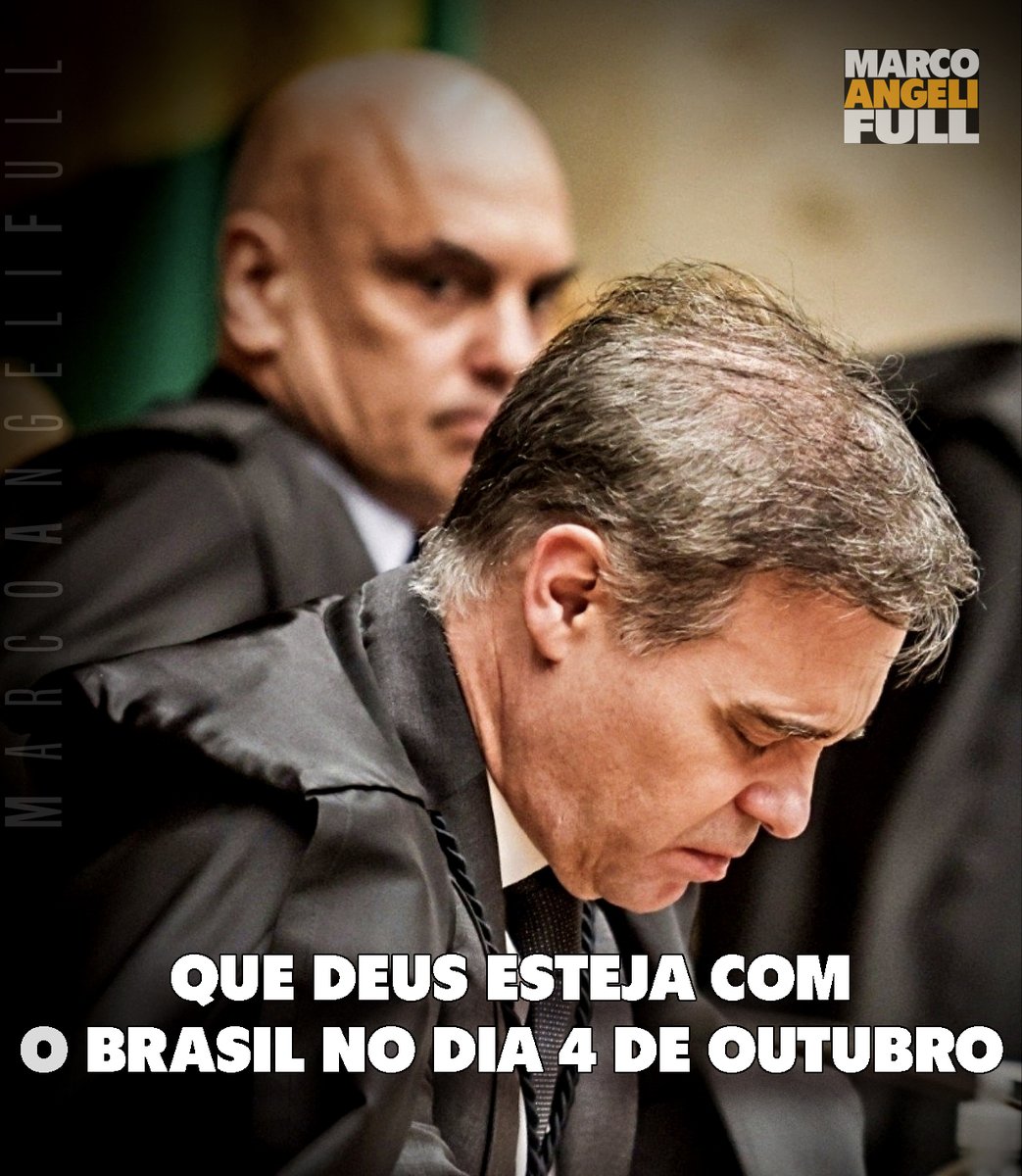 marcoangeli's tweet photo. São poucos os que ainda duvidam;
O conflito que o Brasil enfrenta hoje é muito mais do que uma guerra política.
É uma guerra espiritual.
Uma guerra que, definida por uma criança, em sua pureza e inocência se resumiria simplesmente a uma luta entre o bem e o mal.
Nunca foi tão fácil identificar a face do mal, do abjeto, do imoral, do grotesco, do doentio.
A regra é simples, e novamente entra aí a sabedoria peculiar de uma criança:
O mal busca a destruição, o caos.
O bem, a sobrevivência, a luta pela vida.
Não à toa, acontece no Brasil um fenômeno talvez inédito no mundo: a verdadeira repulsa que milhões de brasileiros afirmam ter simplesmente pela voz de luladasilva: ela é a expressão física e sentida do mal, da mentira, da degradação de valores.
A voz do mal.
E tudo o que ele significa, e que temos visto: a exaltação da pedofilia, da aniquilação de valores seculares de família, de estrutura social, de conduta sexual, de proteção ao crime e enaltecimento do racismo e do preconceito.
Pela boca suja de luladasilva falam os demônios que, durante toda a sua vida, ele alimentou e cultivou. 
A voz dos parceiros que chafurdam na mesma imundície, no mesmo esgoto.
É o que sentem intuitivamente as pessoas, daí a enorme repulsa.
Nessa luta pela sobrevivência, especialmente espiritual, o Brasil vencerá.
E luladasilva, em breve, será apenas uma lembrança funesta.
Deus estará com nosso Brasil no dia 4 de outubro.