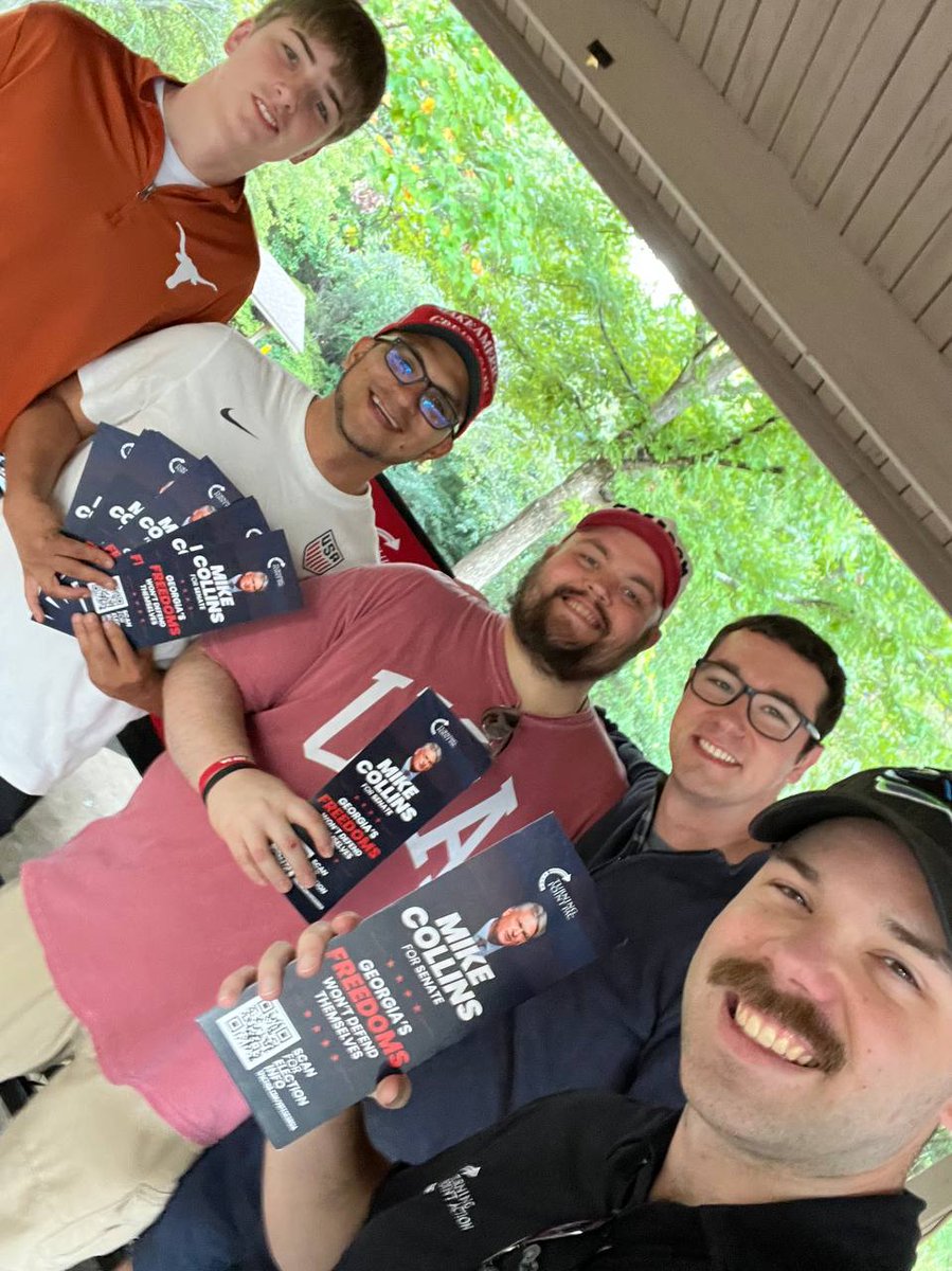 evan_draim's tweet photo. Only 34 days until midterm elections, and we are making each one count! 

This evening, I joined my friends from @TPAction to knock doors for @MikeCollinsGA . It’s essential that we defeat Jon Ossoff and send Mike to the United States Senate.

I‘ve been a Navy JAG officer and now work as an attorney for ICE. I trust Mike to support the military and law enforcement personnel who put their lives on the line every day to keep us safe. 

#gapol #georgia #forsythcountyga #elections

**All views expressed are my own. I am not speaking in a professional capacity on behalf of any federal agency.
