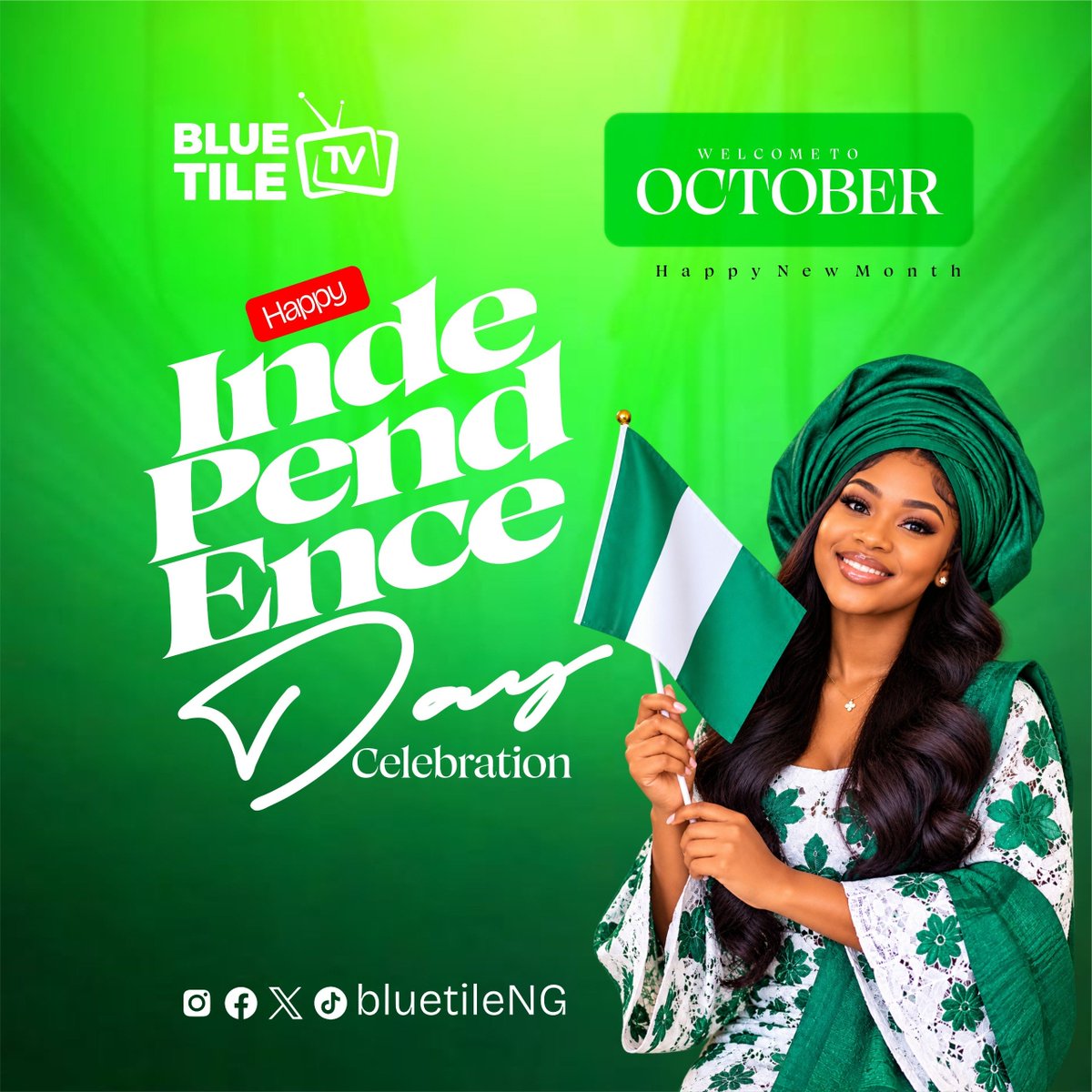 Ekitiketekan's tweet photo. Happy Independence Nigeria. GOD BLESS President Bola Ahmed Tinubu, Nigerians, and  NIGERIA 

NIGERIA WILL WORK IN MY OWN TIME. 

#TinubuInMOI 
#UseContactless https://t.co/AOx4Hbj60F