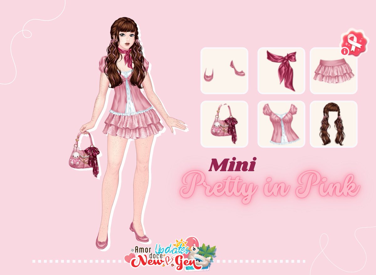 UpdatesADNewgen's tweet photo. 🩷  • PACK ESPECIAL MINI PRETTY PINK! 

De 1º de outubro a 1º de novembro, 100% da receita líquida* do Mini-Pacote Outubro Rosa será doada pela Beemoov ao Instituto Curie e ao seu Instituto de Câncer Feminino. O valor total será anunciado ao final da campanha! https://t.co/3JczX5E1El