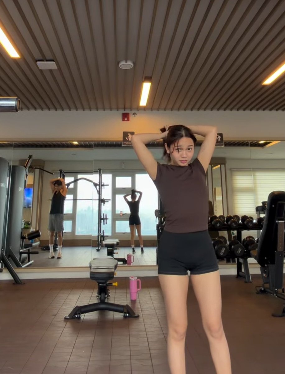 CertKap's tweet photo. In Photos | @kolettemadelo shared a reel on her official IG account of her #GymDay with the simple captio: "Recovering..."

Kaya naman pala super fit ang Ma-Cute-Lit Raketera ng General Santos dahil she takes care of herself. 😍

Admin Two https://t.co/WSJZZUK3Ed
