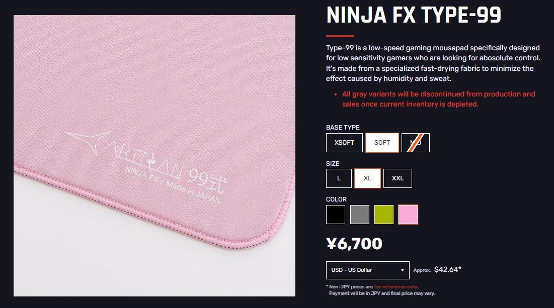 uNleashed_jp's tweet photo. 🌸 ARTISAN NINJA FX Zero & Type-99 Sakura color way has gone live! 

The new colorway "Sakura" - Cherry blossom pink is available now at https://t.co/eKqCc5Ddrc.

🌎 ARTISAN Global Webstore

NINJA FX ZERO / SOFT XL only 
https://t.co/IBXDxDqpJV 

NINJA FX Type-99 / SOFT, XSOFT & L, XL, XXL only
https://t.co/KvQCpGnJRa 

Please note that only SOFT and XSOFT base options and limited sizes are available at launch. The Sakura colorway for Zero and Type-99 will also be available in all base types and in L, XL, and XXL once they arrive at our warehouse.

This is not a limited release. They will be restocked regularly (roughly every 5 weeks) for the foreseeable future.

They will also be available through our resellers, although it may take a few months.

🌸新色「桜」のゼロ & 99式をhttps://t.co/fdcZRhj2TOにてリリースしました。

🇯🇵 ARTISAN 公式Webストア

NINJA FX ゼロ ※ SOFT XL のみ
https://t.co/VJT7VVcJby

NINJA FX Type-99 ※ SOFT, XSOFT L, XL, XXL のみ
, Xhttps://artisan-jp.com/jp/fx-type99

今回のリリースはSOFT, XSOFTベースのみで、サイズも限られています。桜色はゼロ、99式ともに全てのベースタイプ、L以上のサイズに展開予定です。商品が到着次第、順次販売を開始します。

桜色は数量限定商品ではありません。当面の間は、他の現行製品と同様に5週間程度で在庫補充を行います。

リセラー各社様でもお取り扱いいただく予定ですが、販売開始まで数カ月ほどお時間をいただきます。