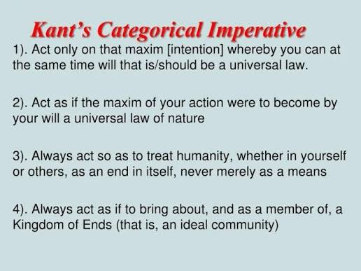 wpifncbeid's tweet photo. @SupremeColonise Categorical Imperative. Literally solved 241 years ago. No, it is not a perfect ethical model. But that was not the query. https://t.co/cA0RxFvYsq