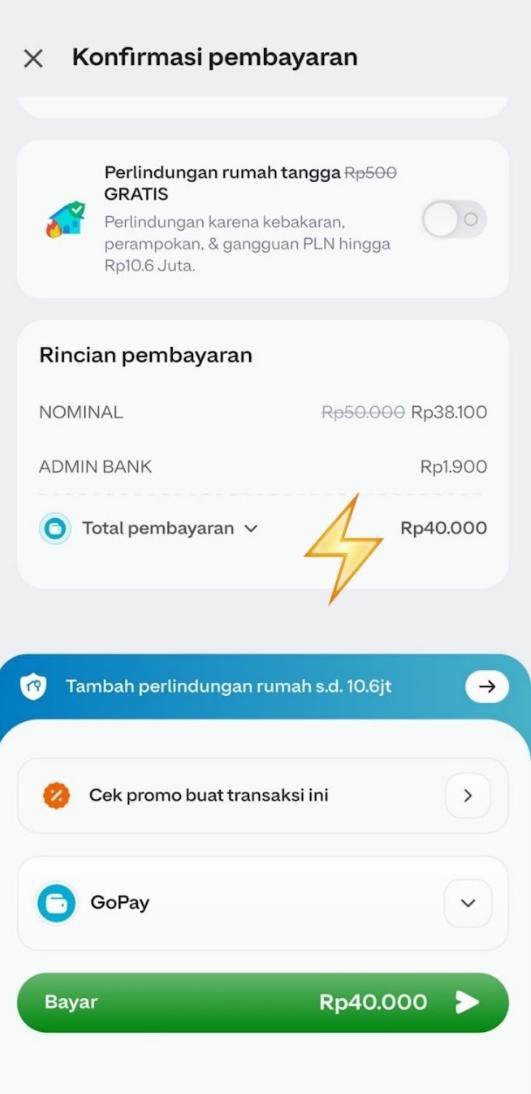 lalanuy5's tweet photo. Mumpung banget dah ada token listrik 50rb cuma bayar 40rb? tadinya aku gapercaya, ternyata pas ngecek beneran guys! barusan aku beli token 50rb cuma bayar 40rb aja, udh sama biaya admin jadi masih kembali 10rb. #PLN50RBCUMA40RB https://t.co/Np3aA93XW8