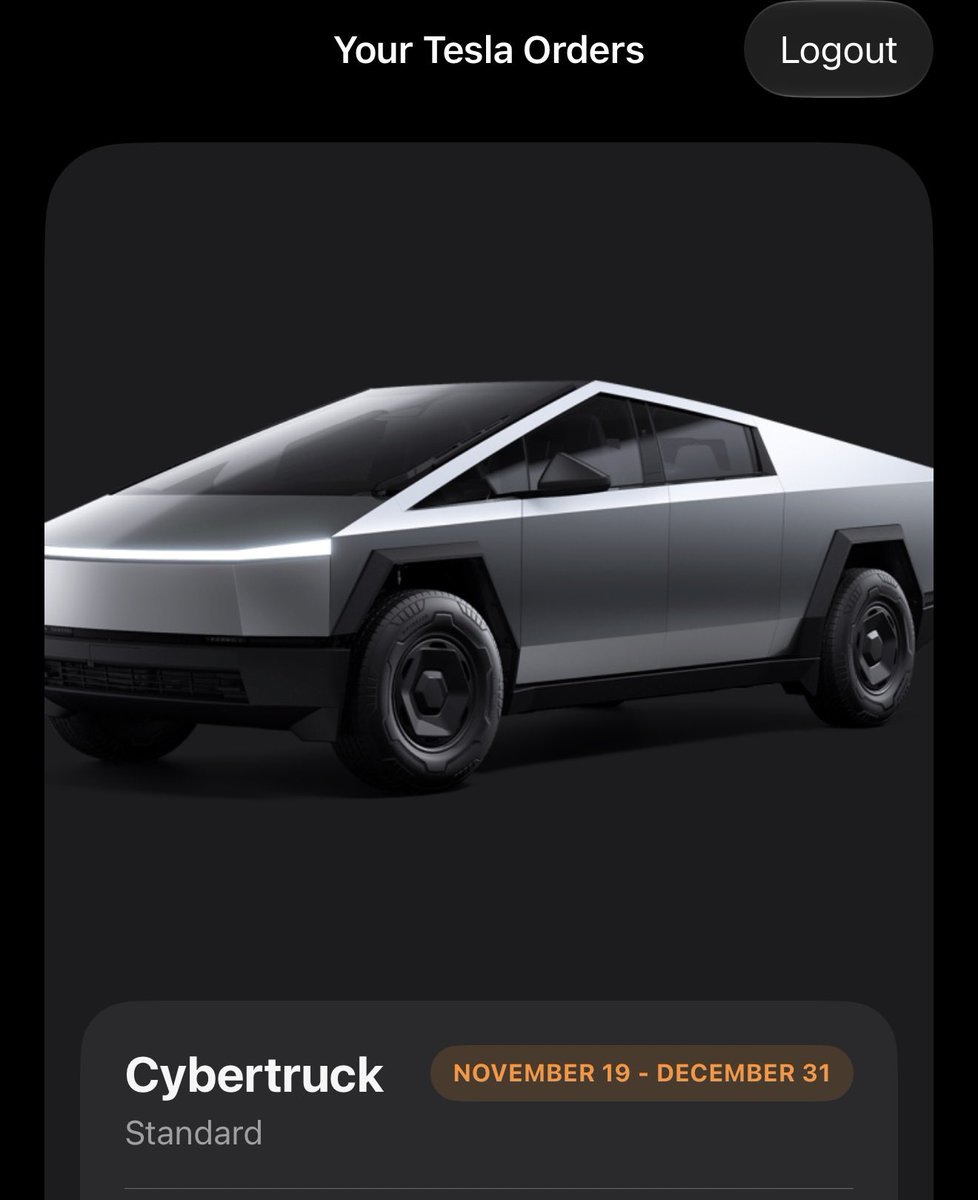 sionalhulk's tweet photo. @itskyleconner @cybertruck Cant wait for my 59k Cybertruck ( Amazing Base Cyberbeast deal ) 🤣 https://t.co/2Bf2gCbWDB