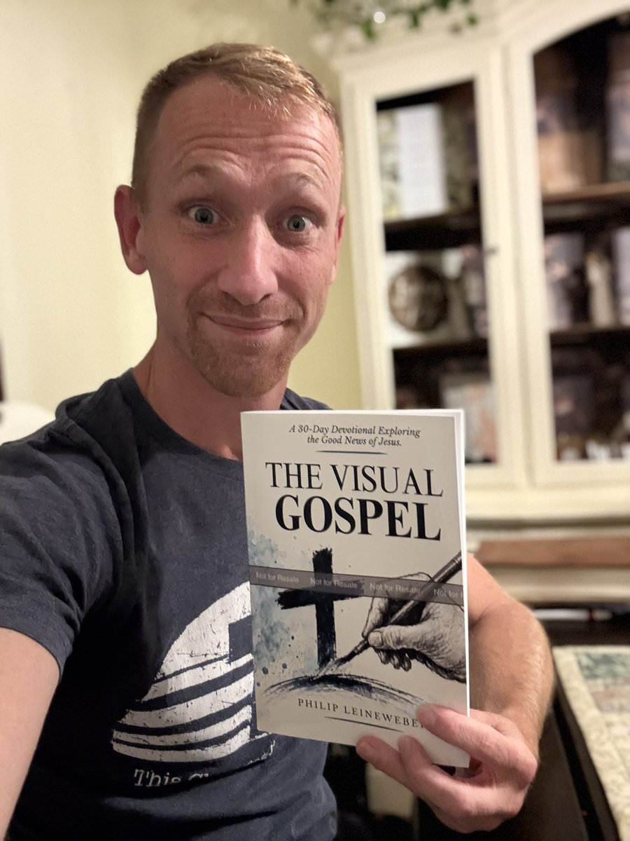 philwithgrace's tweet photo. Over a year in the making and the proof copy is here! Released on Amazon on October 9th, 2026! More info at https://t.co/qhvV2Sh3od #gospel #visualgospel #author #theology https://t.co/fpROS8d7tP