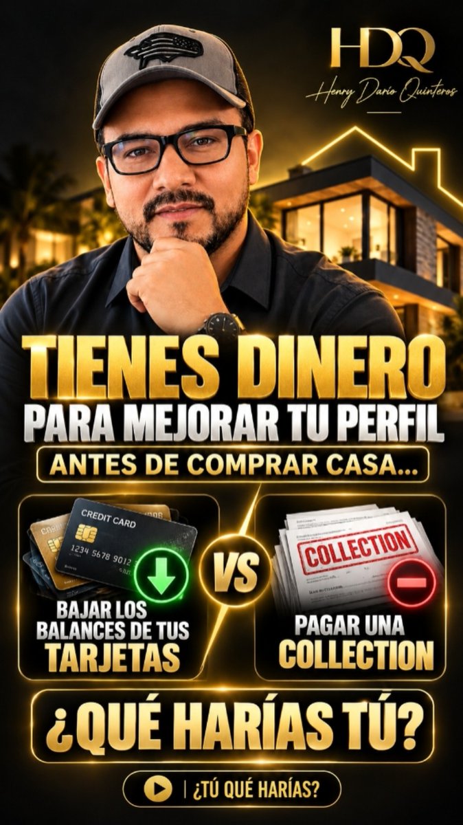 HenryDarioQ's tweet photo. Tienes dinero para mejorar tu perfil antes de comprar casa. Solo puedes elegir una.

¿A o B?

#ComprarCasa #Credito #HDQ https://t.co/5fTNCMmhJn