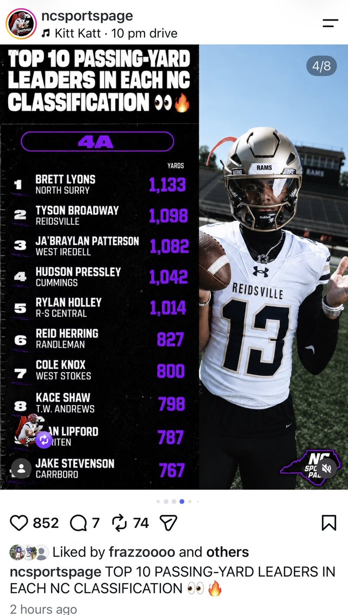 HudPressley2028's tweet photo. HUDSON PRESSLEY 2028, @QBHitList ,@jlmn12_ ,@CHSCoachPinnix ,@CoachWild15 https://t.co/YlwNH2h2K6