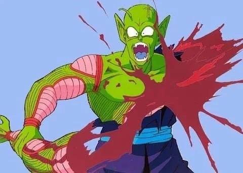 AlexGT2907's tweet photo. @Tierra100able_ Si, tan censurado estaba Z pero lo bien que exageraban escenas como Freezer atravesando a Krillin o cuando Pikoro se arranca el brazo https://t.co/lRMmJDQyOw