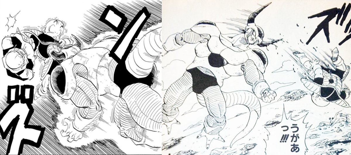AlexGT2907's tweet photo. @Tierra100able_ Si, tan censurado estaba Z pero lo bien que exageraban escenas como Freezer atravesando a Krillin o cuando Pikoro se arranca el brazo https://t.co/lRMmJDQyOw