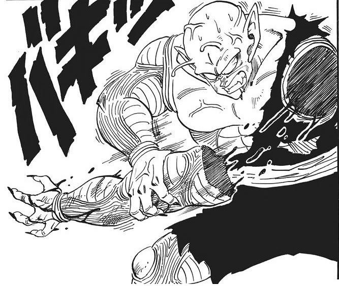 AlexGT2907's tweet photo. @Tierra100able_ Si, tan censurado estaba Z pero lo bien que exageraban escenas como Freezer atravesando a Krillin o cuando Pikoro se arranca el brazo https://t.co/lRMmJDQyOw