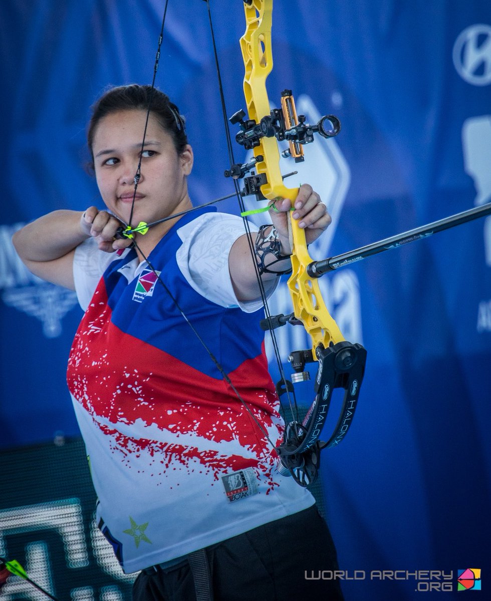 tj_canino's tweet photo. 🚨HISTORIC: 🇵🇭AMAYA COJUANGCO SECURES PH’S FIRST-EVER ASIAN GAMES ARCHERY FINAL BERTH AFTER DEFEATING 🇰🇷SOUTH KOREA’S PARK JUNGYOON, 142-141! 

She also guarantees the Philippines’ first archery medal since 2014.

#AsianGames2026 🏹 https://t.co/VetWaGh4v8