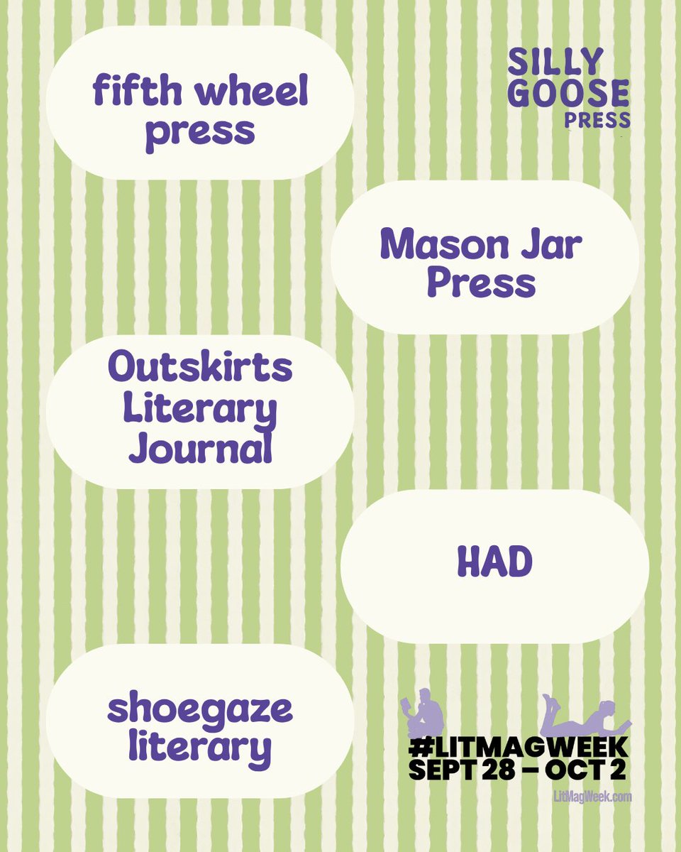 sillygoosepress's tweet photo. More #LitMagWeek fun! We love being in community with these sweet folks 🪿🫶🏻✨ https://t.co/6PkxckY44Q