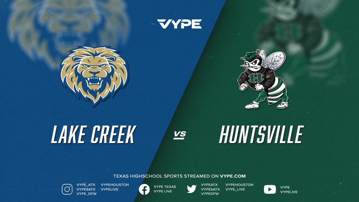VYPE_Live's tweet photo. 7PM - Football: Lake Creek vs. Huntsville @vypehouston @LakeCreekFBall @_HuntsvilleFB_ #txhsfb ππΊποΈ
WATCH LIVE STREAM: https://t.co/IEuA2DDtif https://t.co/jANVVCdQt1