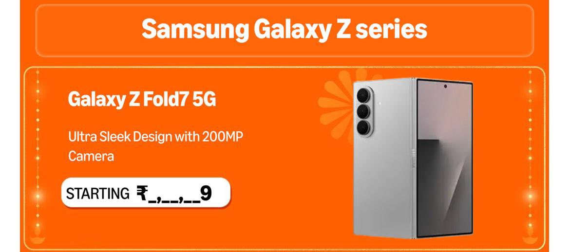 TrailokyaNM's tweet photo. Dear @amazonIN,is this a phone or a lucky draw?😂
Same Samsung Galaxy Z Fold7 5G, one poster says 5 digits, another says 6 digits.
Should I keep ₹99,999 ready or sell my kidney for ₹1,99,999?😭
Is the extra digit an optional accessory, or does it come with Amazon Prime?
#Amazon https://t.co/2YYgWynAr4