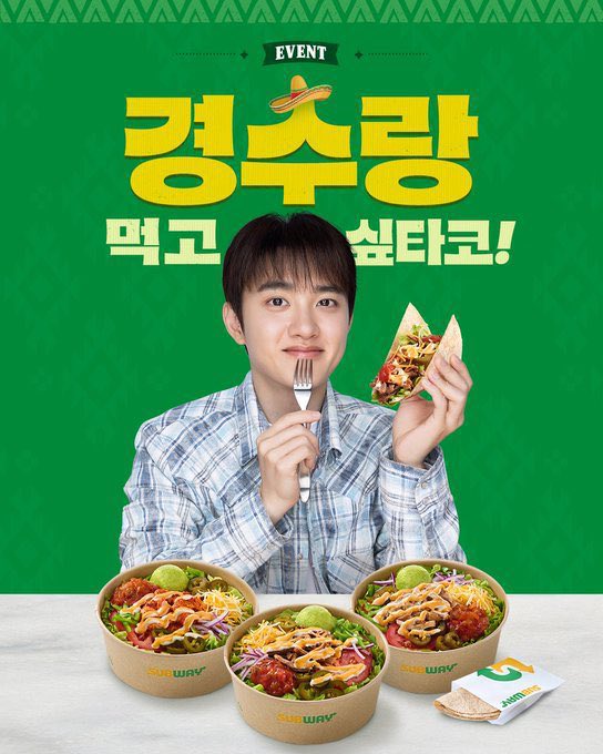 felissoo's tweet photo. Kyungsoo and his food ads!🥹 https://t.co/4UDXlG1DTw
