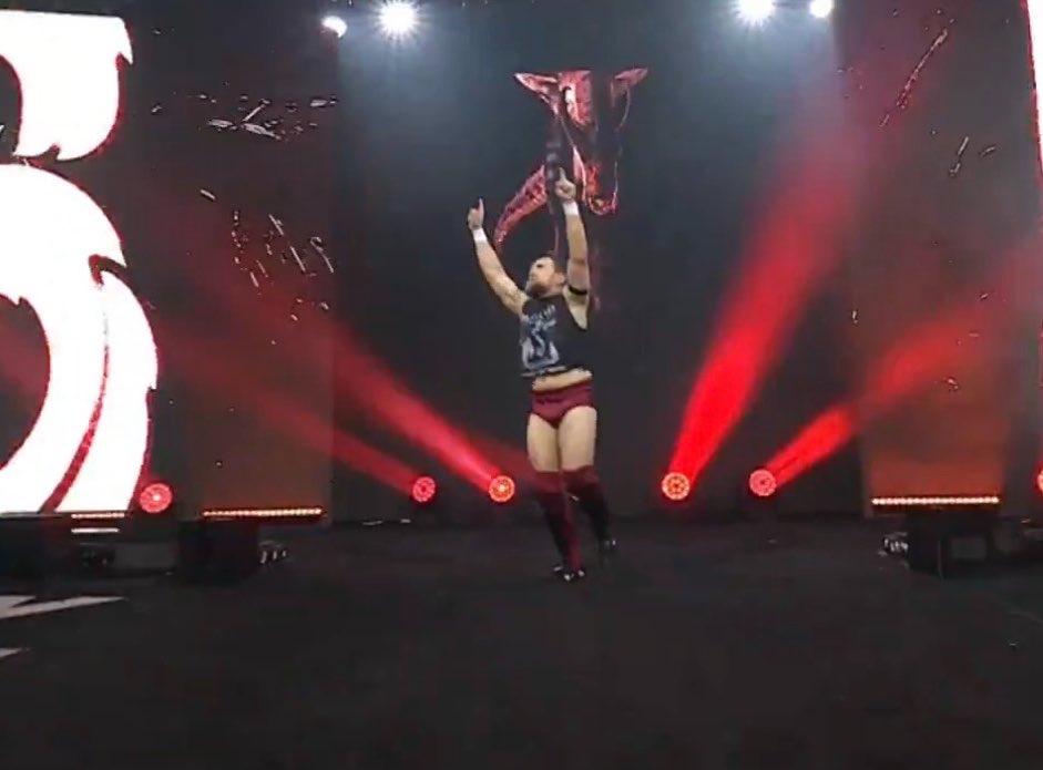WrestleOps's tweet photo. Bryan Danielson has come out of retirement to join the Death Riders in tonight’s main event!

#AEWDynamite https://t.co/DArKKmoDL9