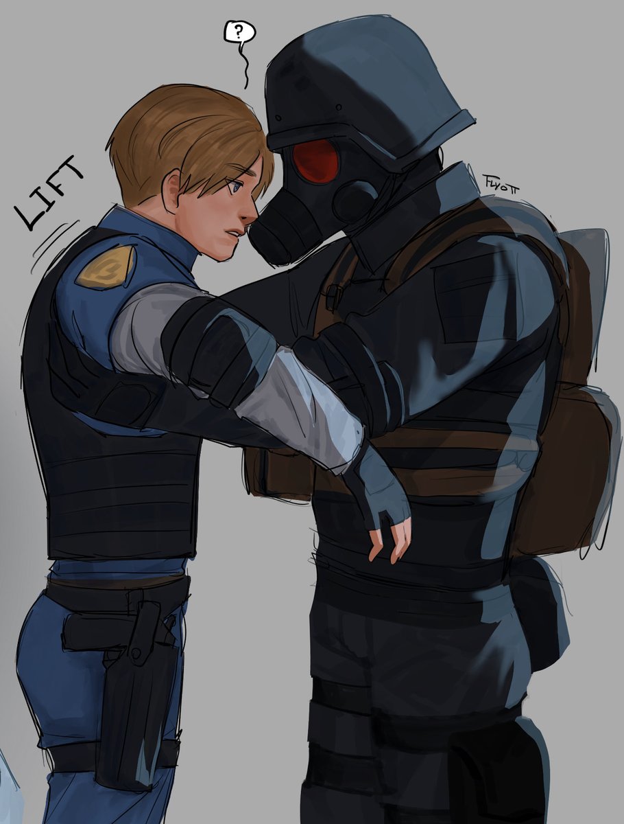 flyott's tweet photo. Part 3/4 #Hunk #LeonKennedy #ResidentEvil https://t.co/CAJrgb4utE