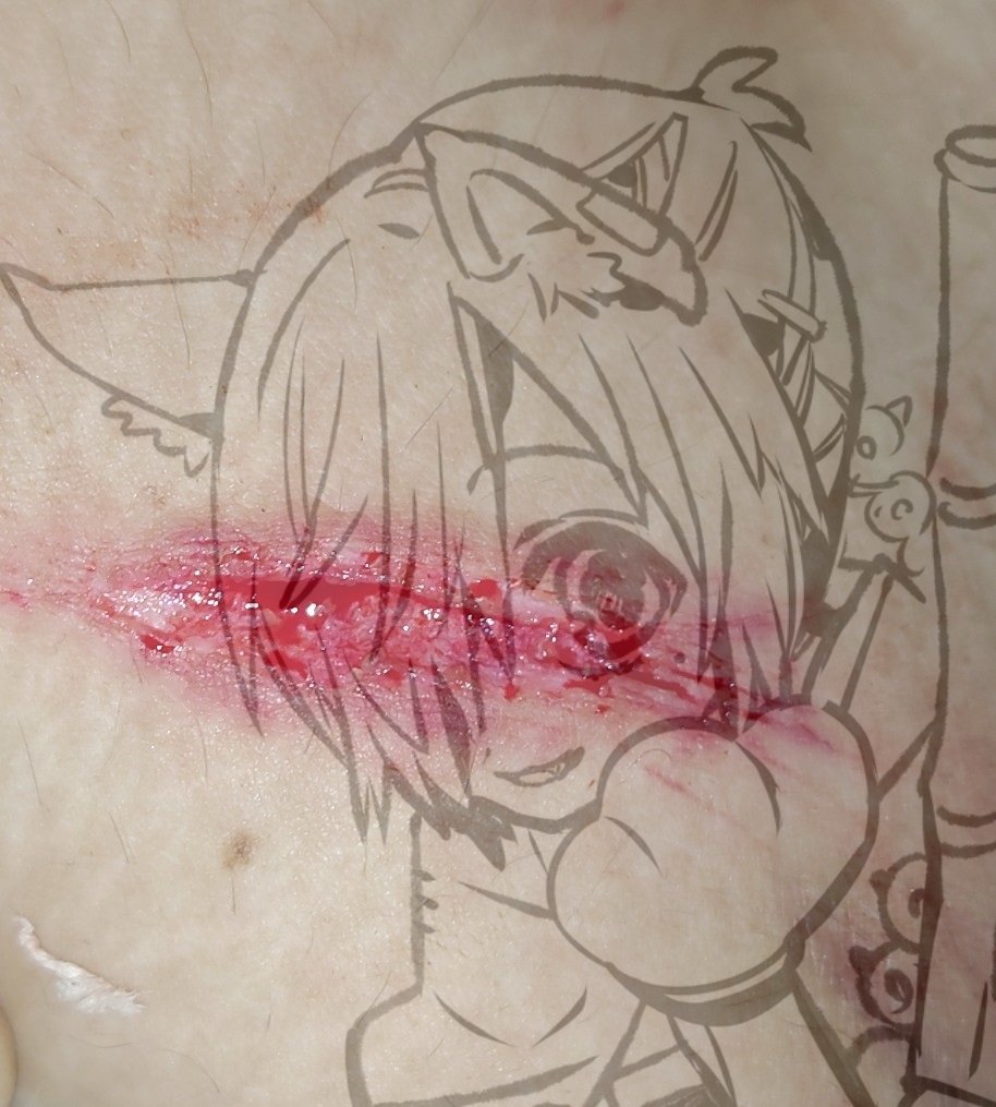 qziixotic's tweet photo. here's my 100% fake ai generated sfx makeup
#slitwt #shtwt #988twt #faketwt https://t.co/EgROF3nQLf