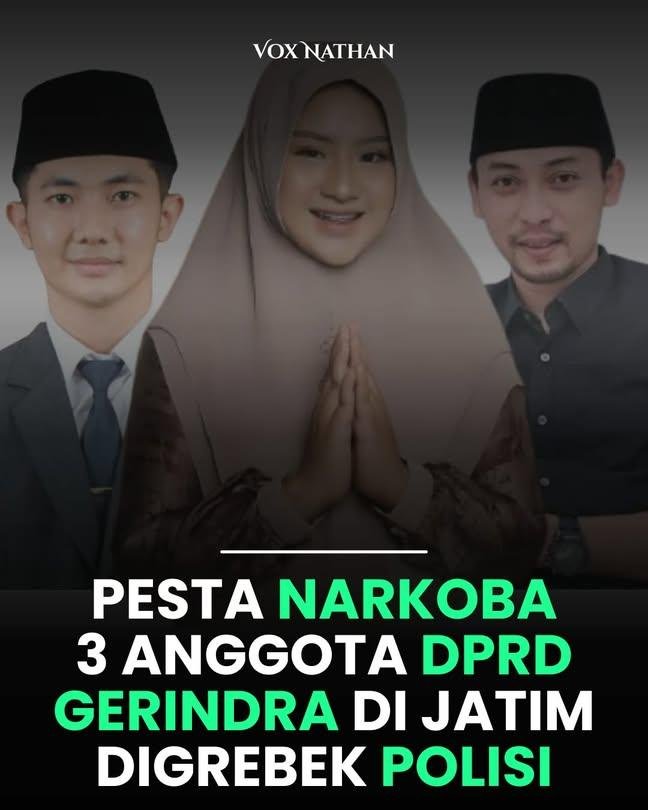 cadoize3's tweet photo. 1. Muhammad Ukasyah Ali Murtadho (UAM) – Anggota DPRD Kabupaten Malang.
2. Asrila Diska Rimunda – Anggota DPRD/ Bendahara DPC Gerindra Banyuwangi
3. Afif Reza Rimunda – Anggota DPRD Situbondo.

Kepolisian memutuskan tidak melakukan penahanan. https://t.co/LDbitVywGg