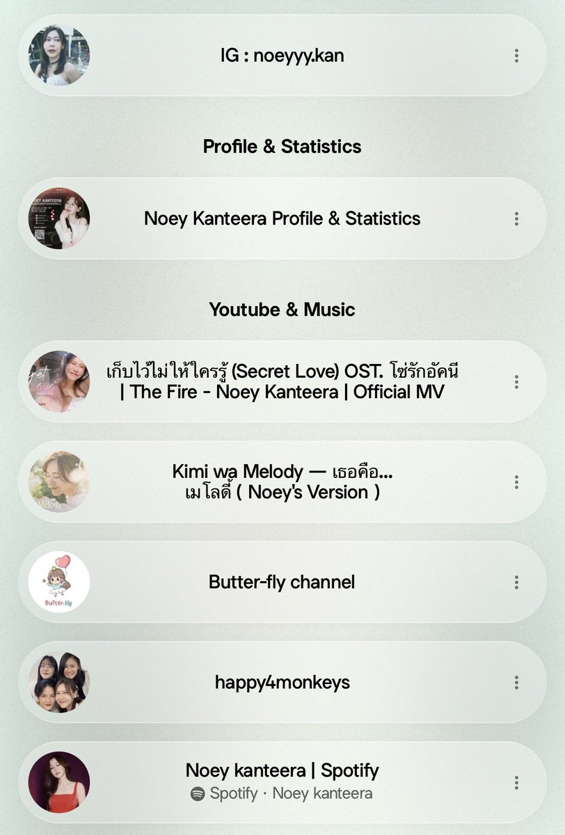 NoeyOfficialFC's tweet photo. 📣💚 Update Contact For work, Social media &amp; Profile และ ผลงานต่าง ๆ ของน้องเนย 💚✨

🔗 https://t.co/JV1TPLaJ7y

For work : noeyk.work@gmail.com

ฝากทุกคนติดตาม และสนับสนุนน้องเนยกันเยอะ ๆ นะคะ 🙏☺️

#NoeyKanteera https://t.co/GnCua4Jr6q