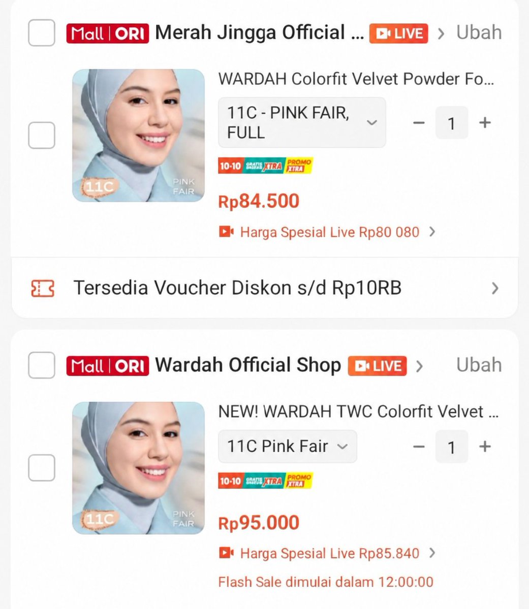 floohalf's tweet photo. GAK BISA BANGET KALO GAK SUUDZON!!
kok bisaa harganya lebih murah dari official store? ini benerann ga sihh? 😭 https://t.co/34ZZsA9Xi9