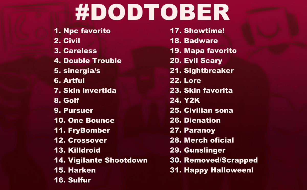mp_uwu's tweet photo. Esto es para un team de Die of Death peroooo tambien queria publicarlo aqui jsjsjs
-
#dieofdeath #dodtober https://t.co/6WJ1QE6oid